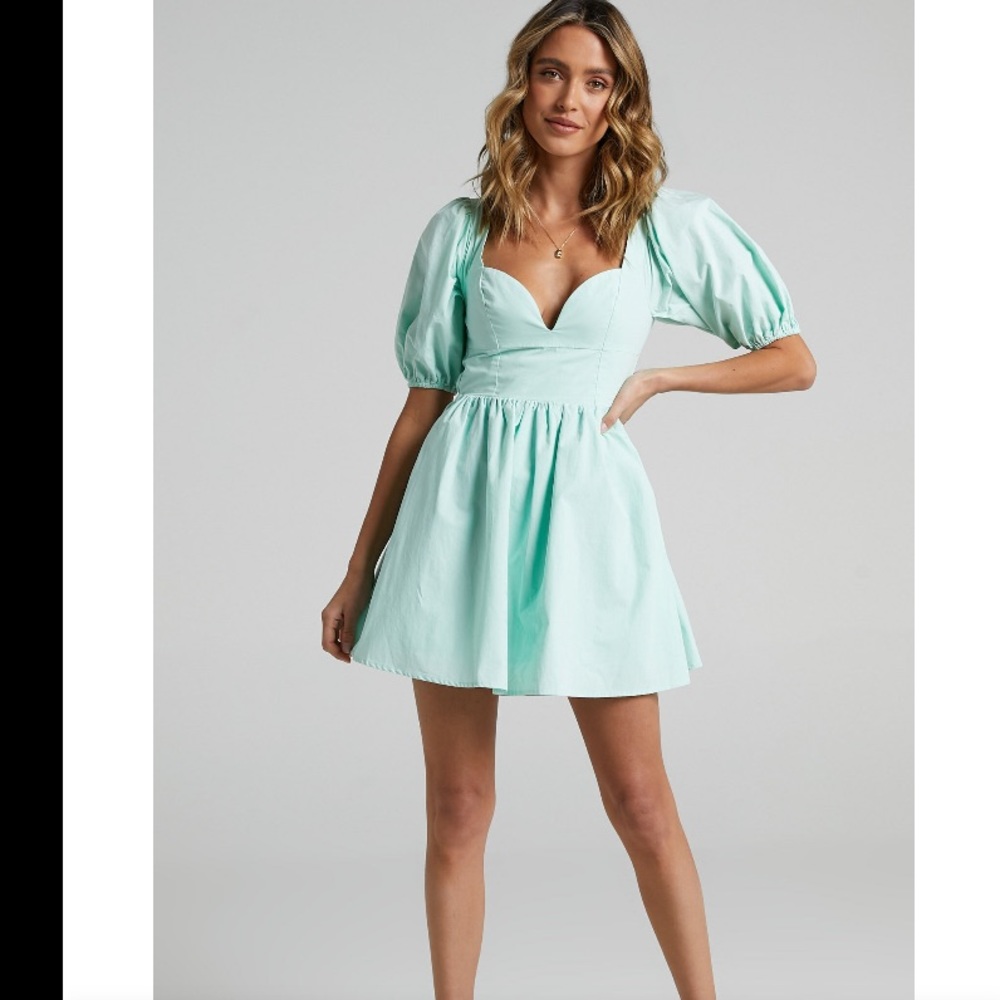 Liora dress in mint